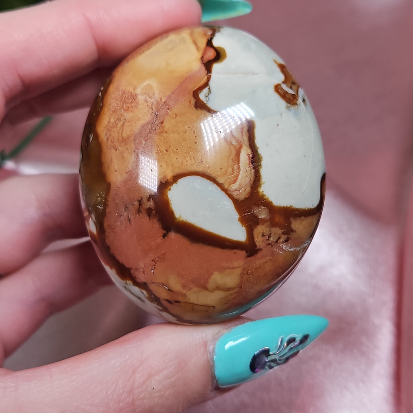 Polycchrome jasper palmstone