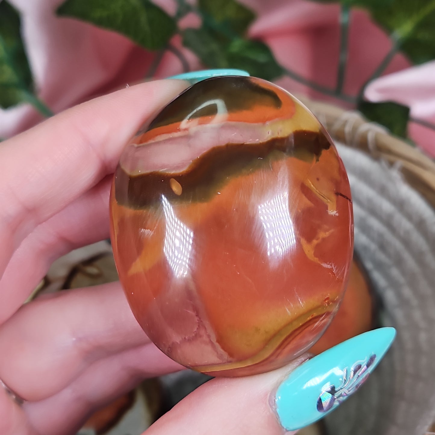 Polycchrome jasper palmstone