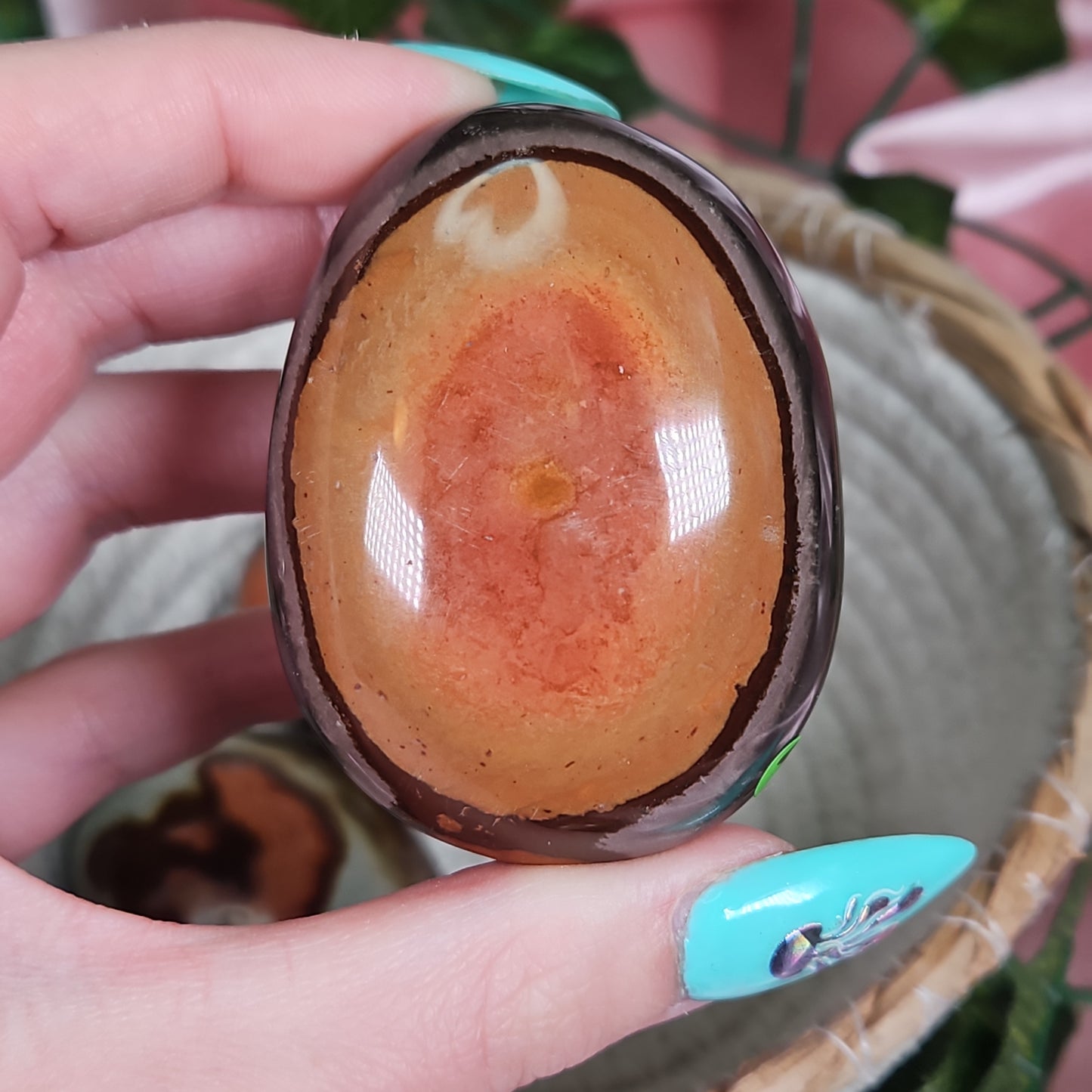 Polycchrome jasper palmstone