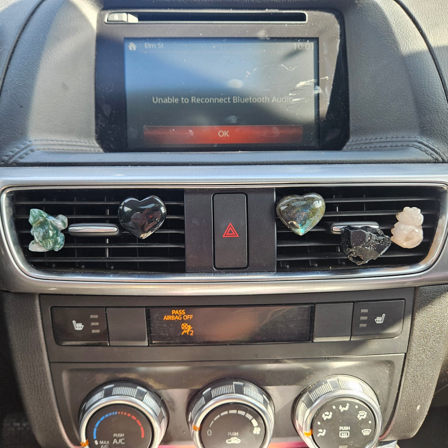 Crystal car vent clips