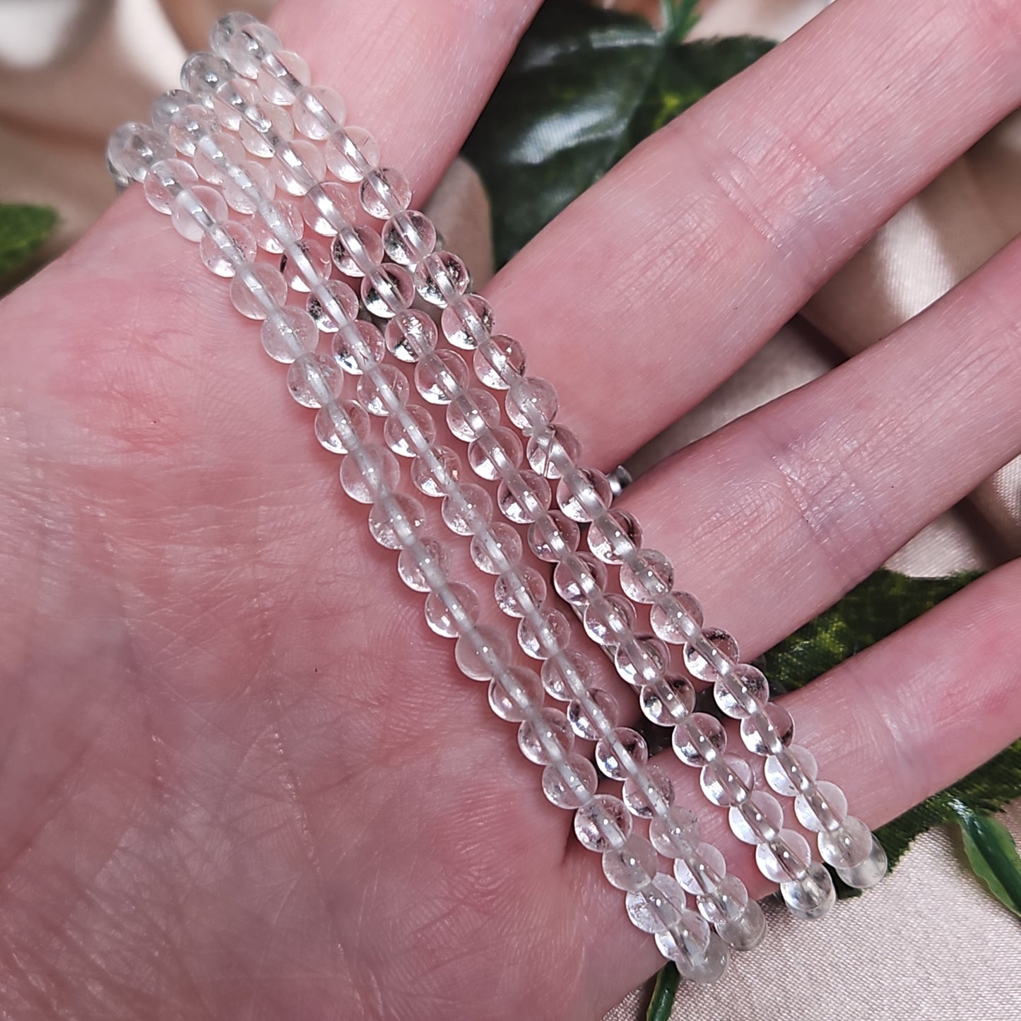 Clear quartz bracelet