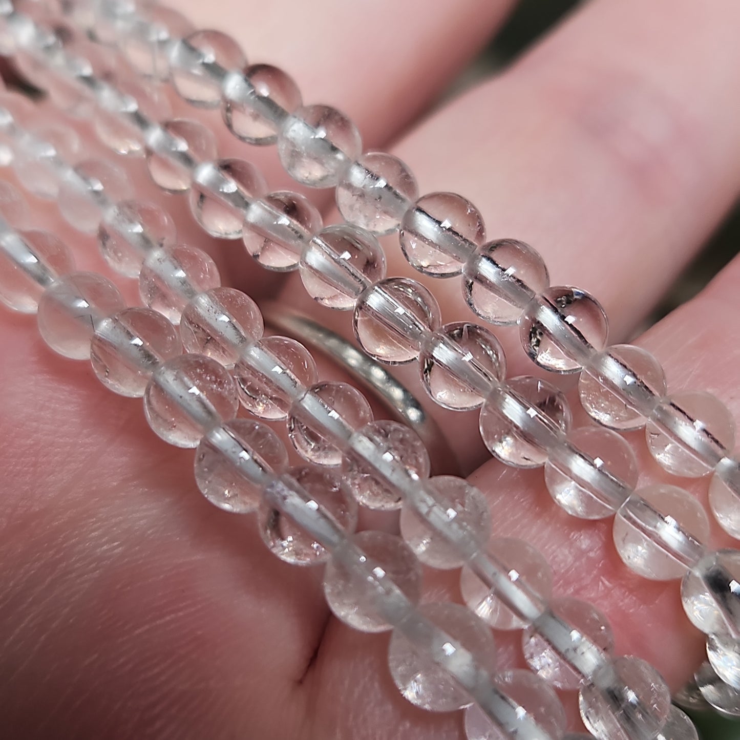 Clear quartz bracelet