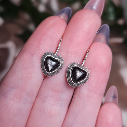 Hypersthene earrings