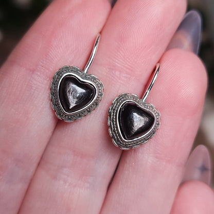 Hypersthene earrings