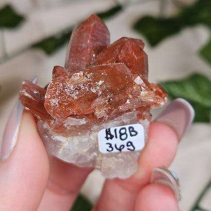 Hematoid quartz cluster