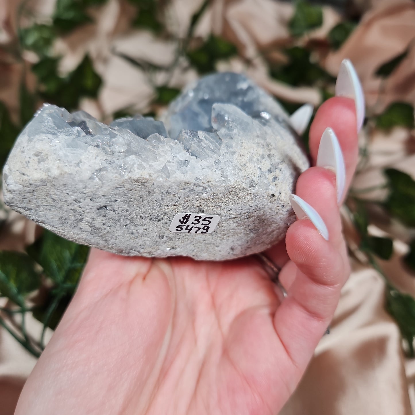 Celestite cluster