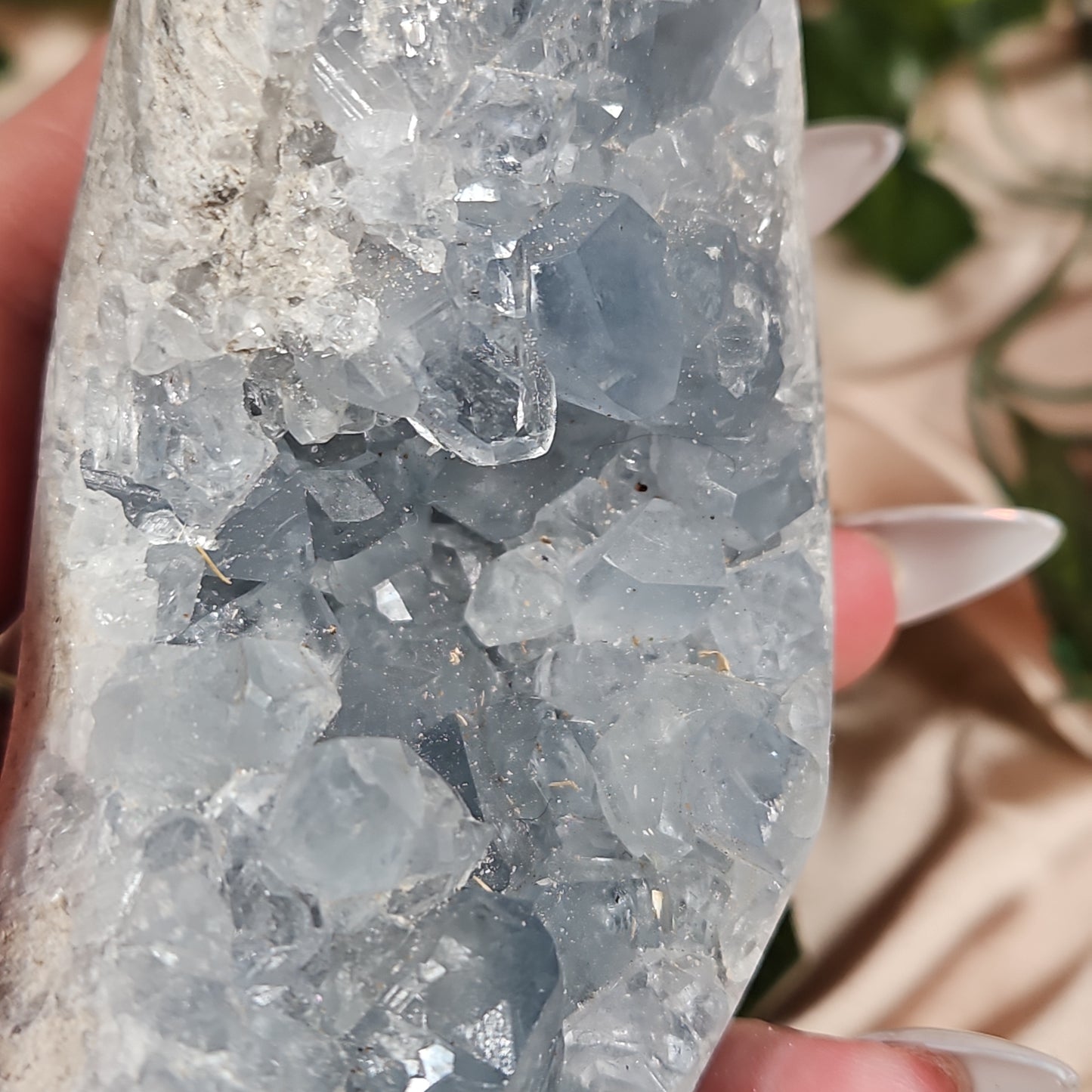 Celestite cluster