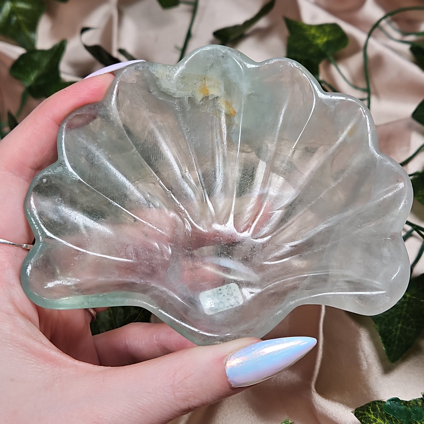 Fluorite shell bowl