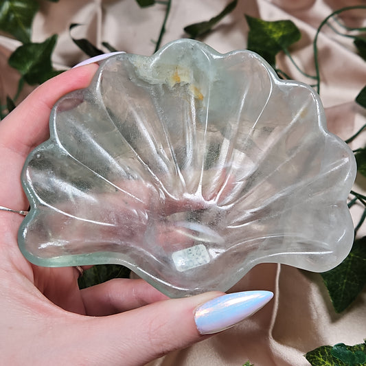 Fluorite shell bowl