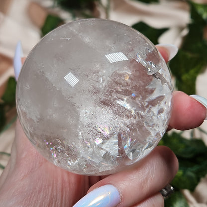 Clear quartz sphere 53