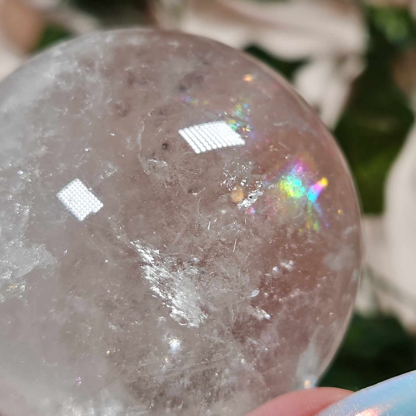 Clear quartz sphere 53