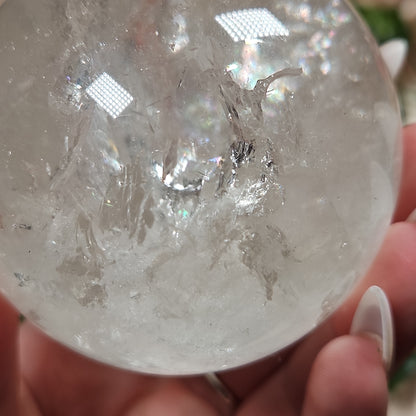 Clear quartz sphere 53