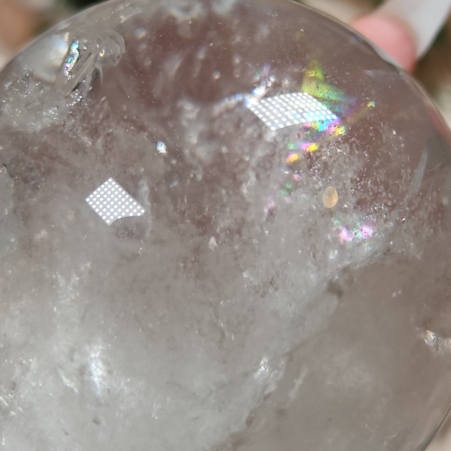 Clear quartz sphere 53
