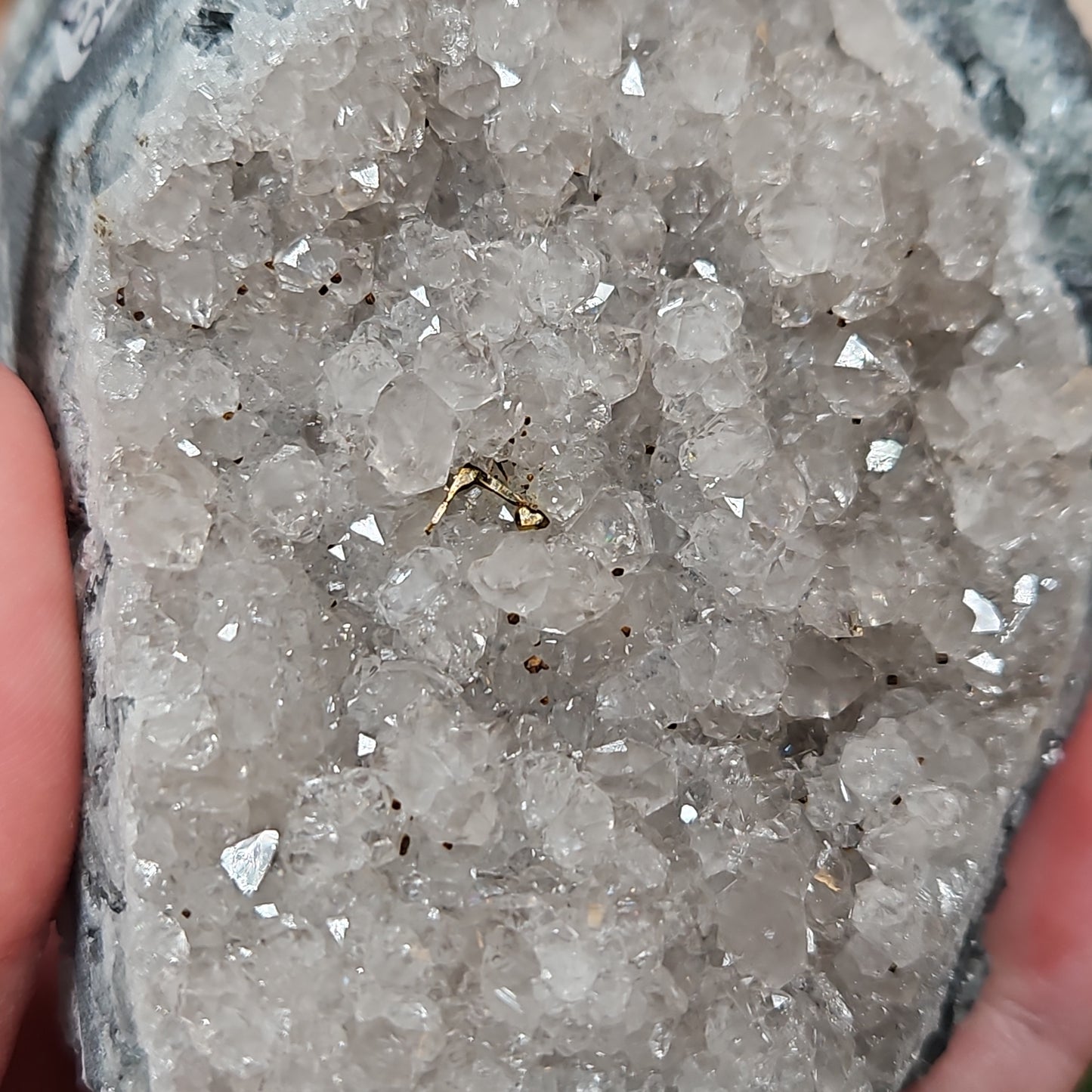 Sugar druzy fluorite