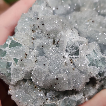 Sugar druzy fluorite