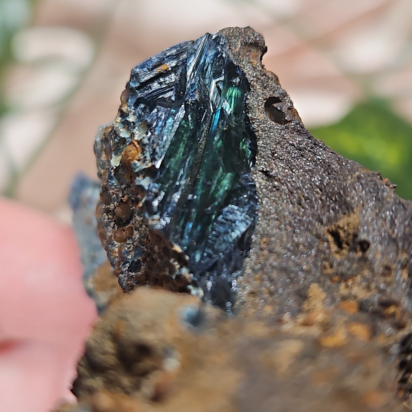Vivianite specimen