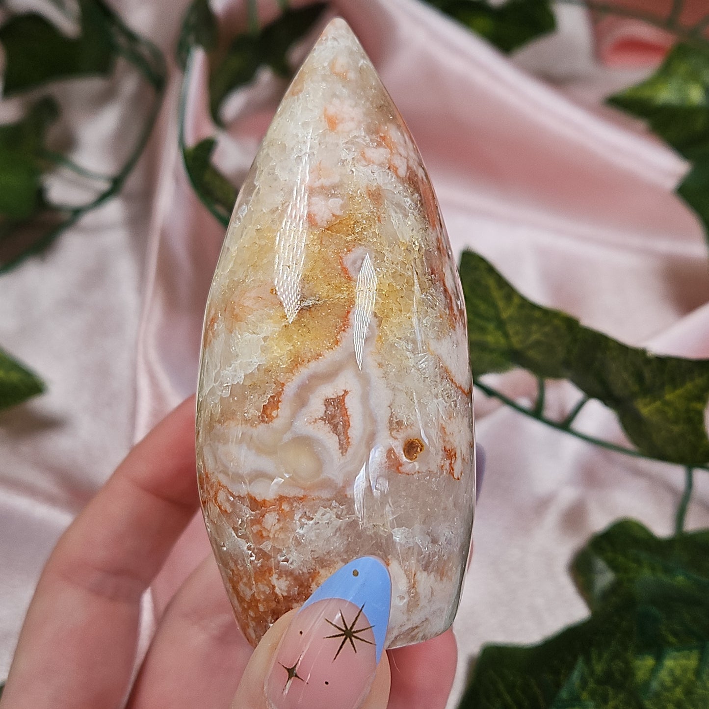 Pink amethyst flame