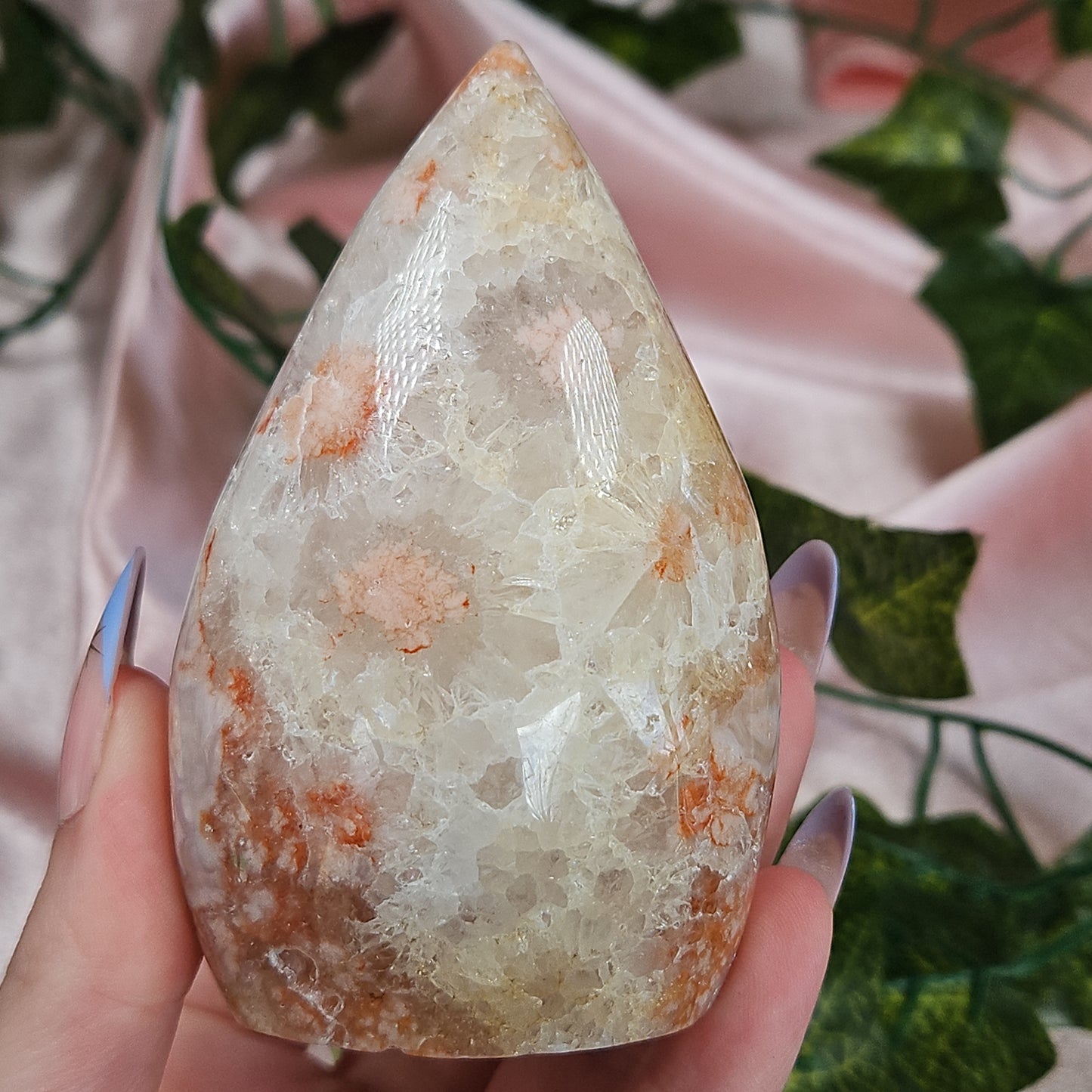 Pink amethyst flame