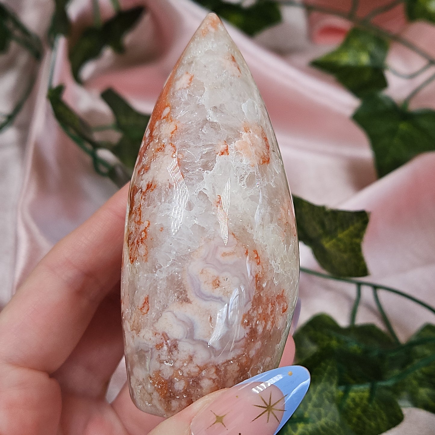 Pink amethyst flame