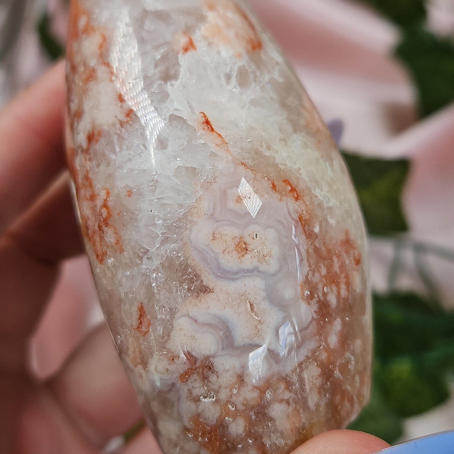 Pink amethyst flame