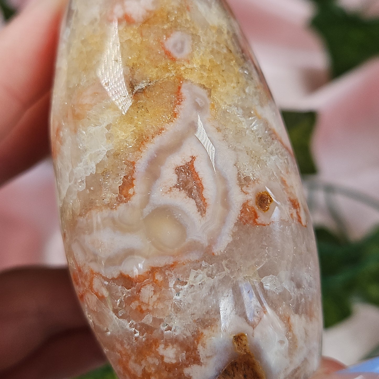 Pink amethyst flame