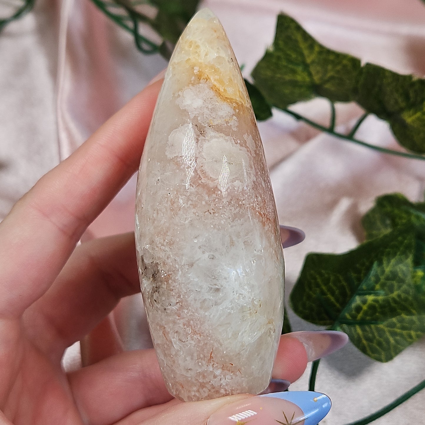 Pink amethyst flame