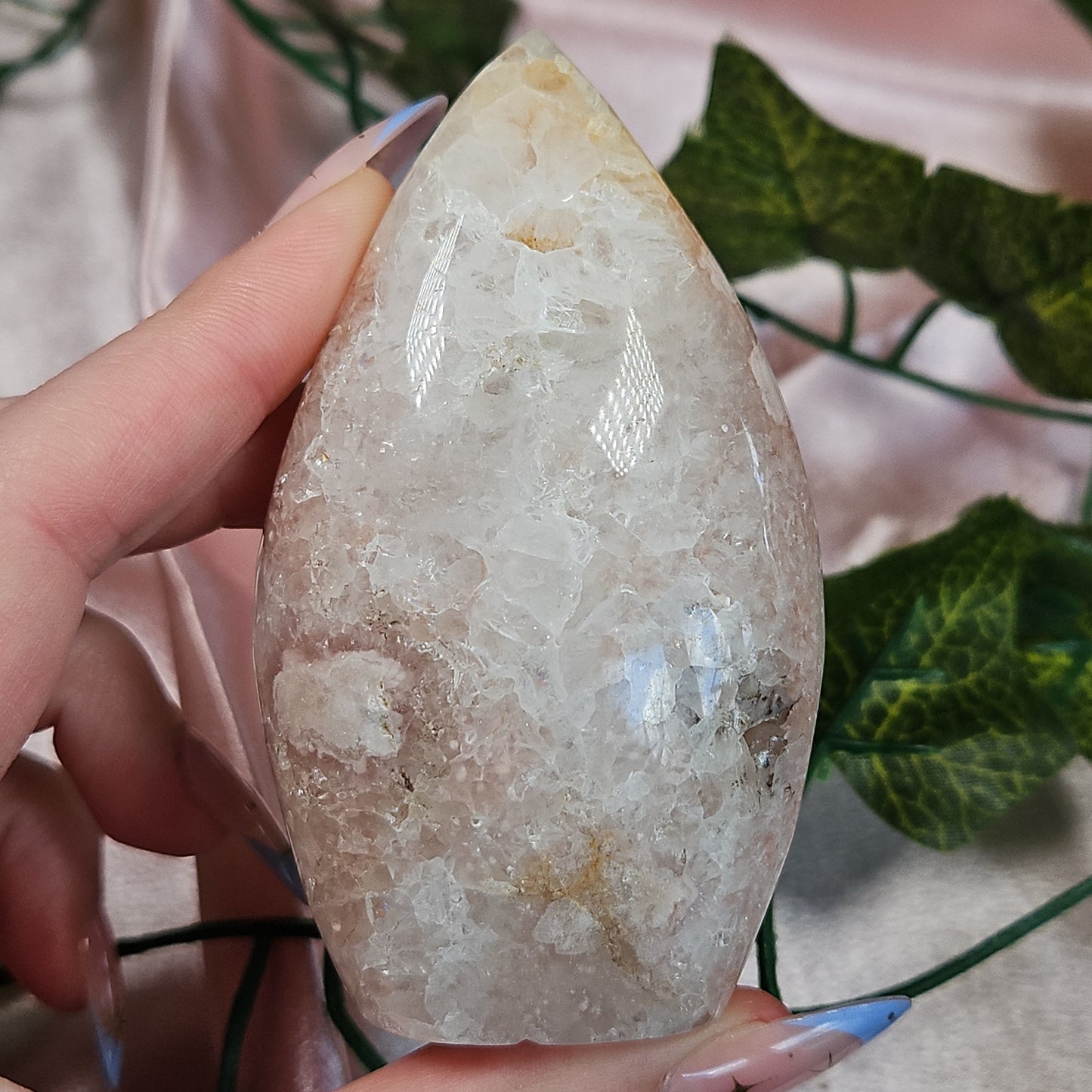 Pink amethyst flame