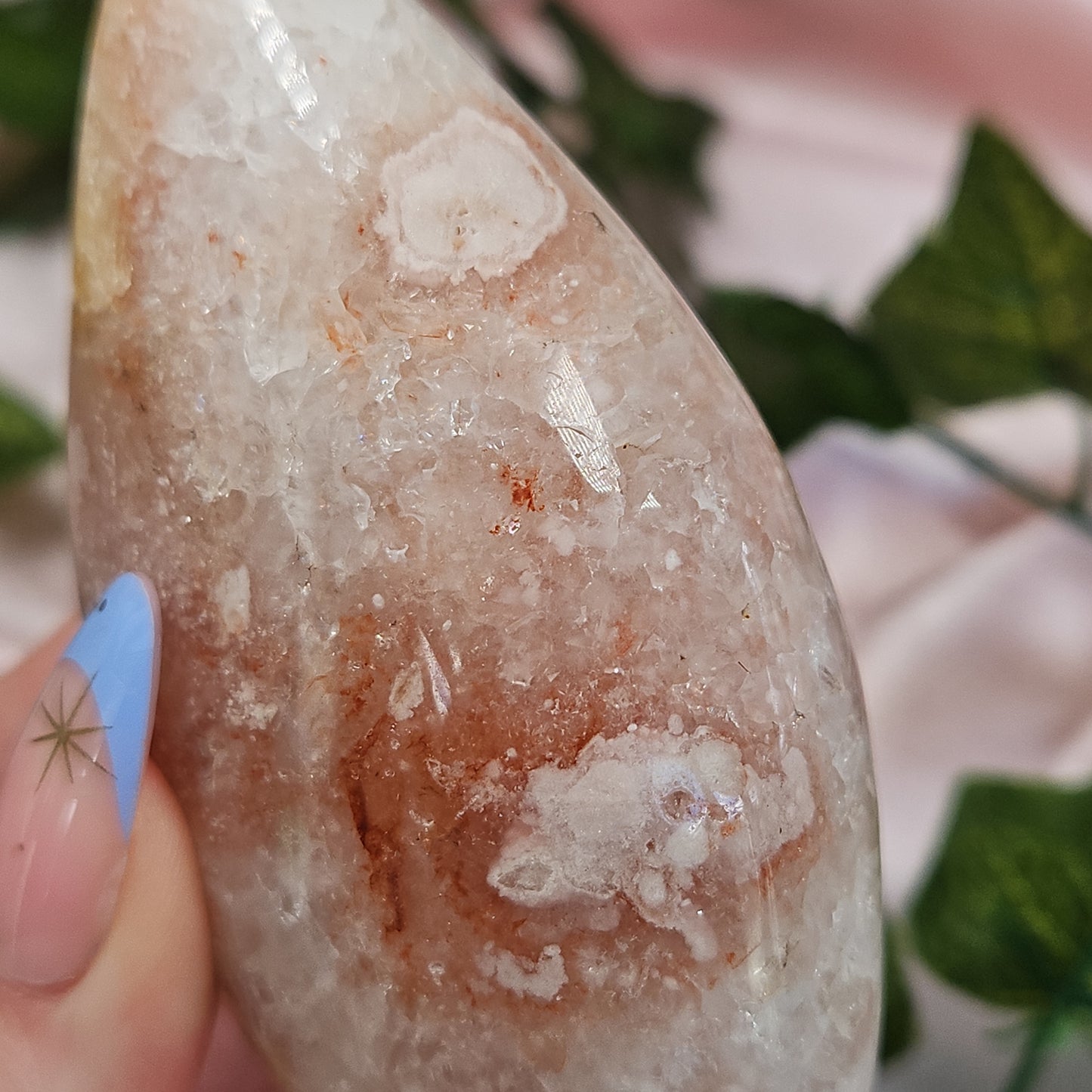 Pink amethyst flame