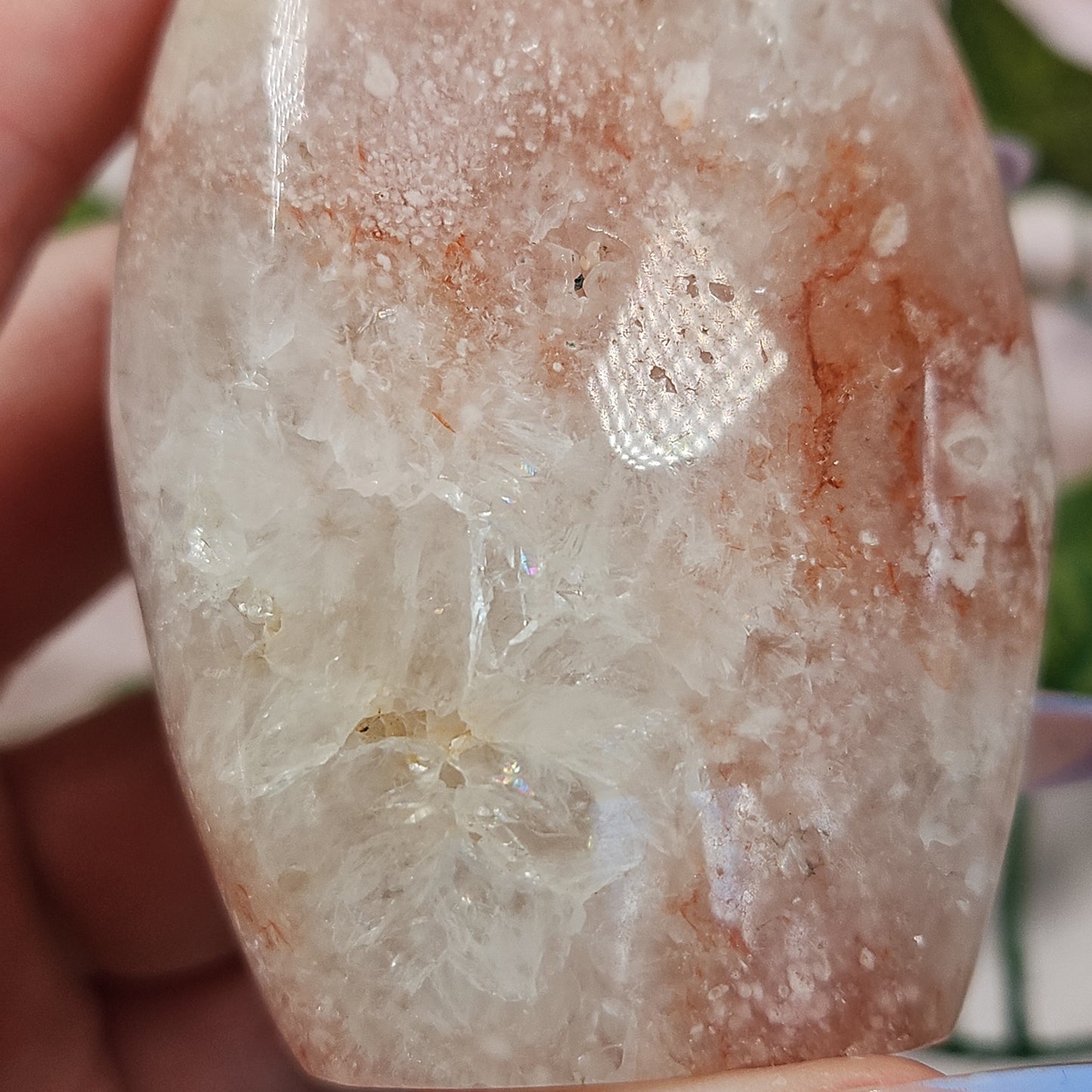 Pink amethyst flame