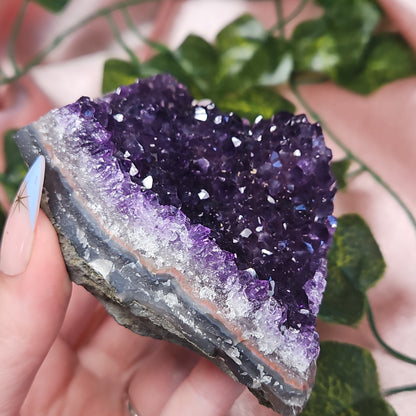 Uruguay amethyst cluster