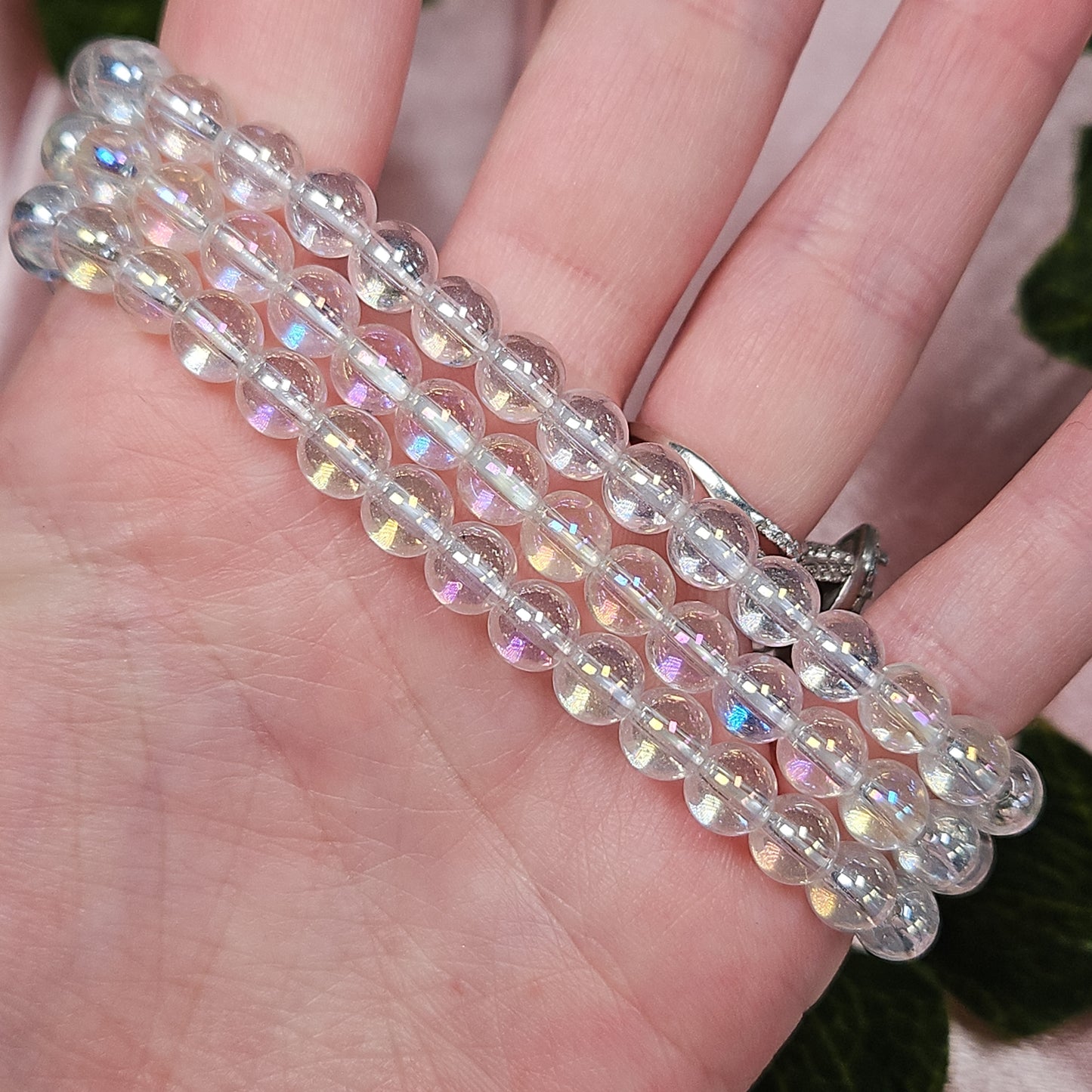 Aura quartz bracelet