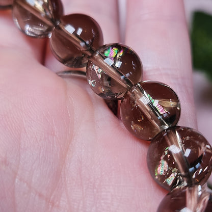Rainbow Smokey quartz bracelet