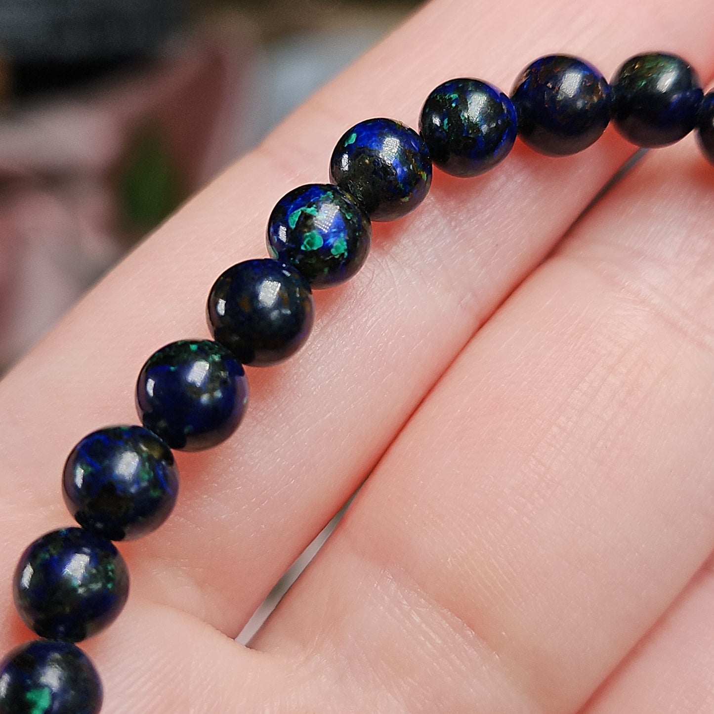 Azurite bracelet