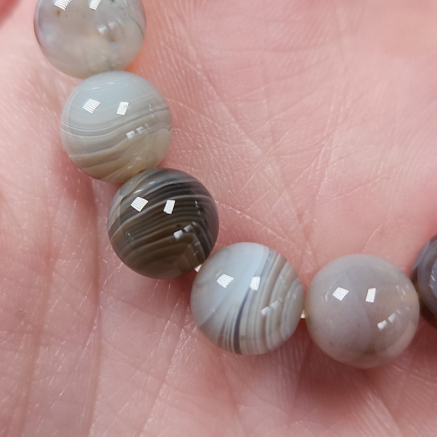 Botswana agate bracelet