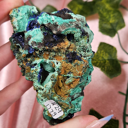 Azurite/ malachite specimen
