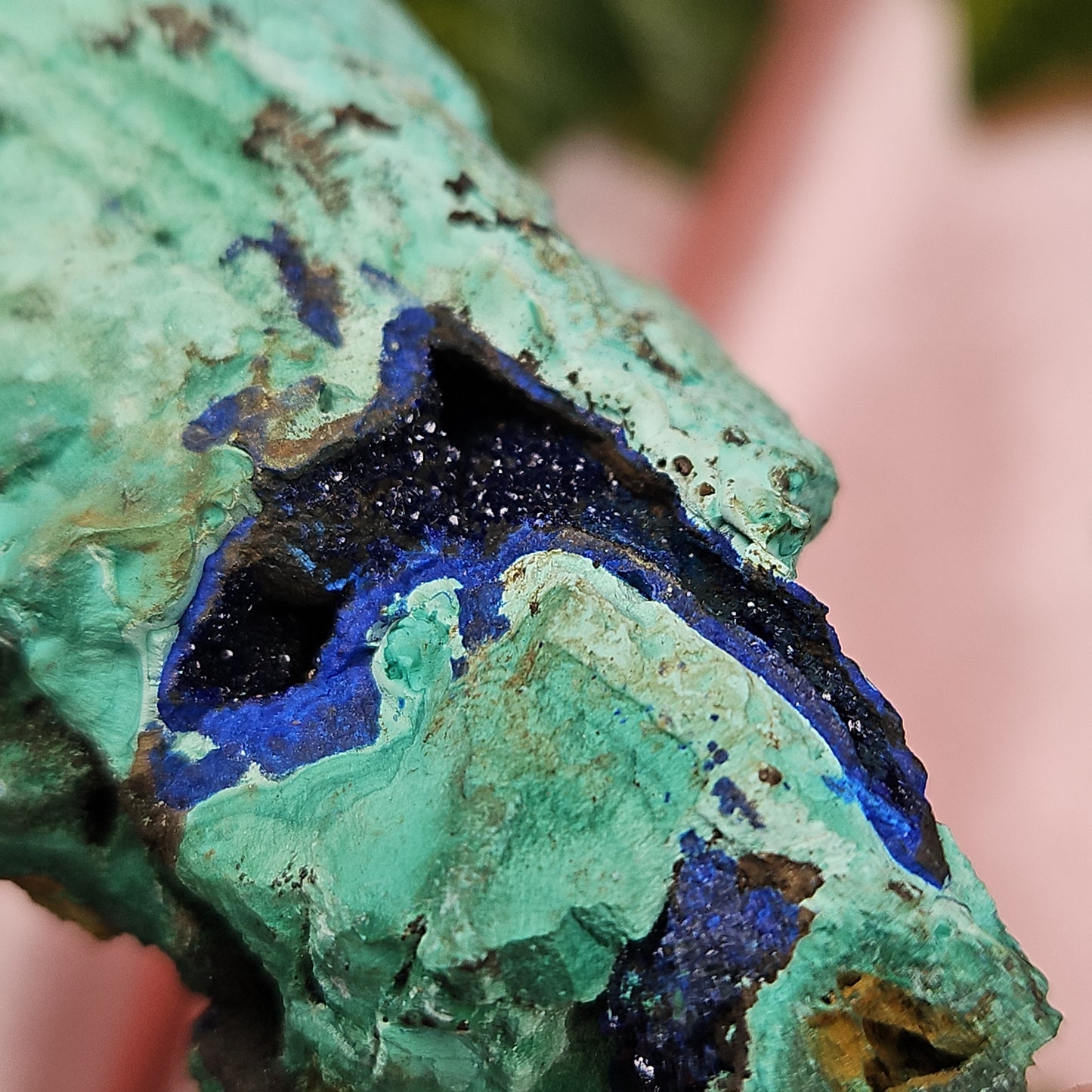 Azurite/ malachite specimen