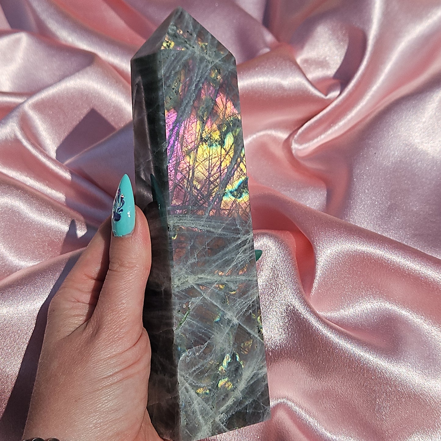 Labradorite statment tower