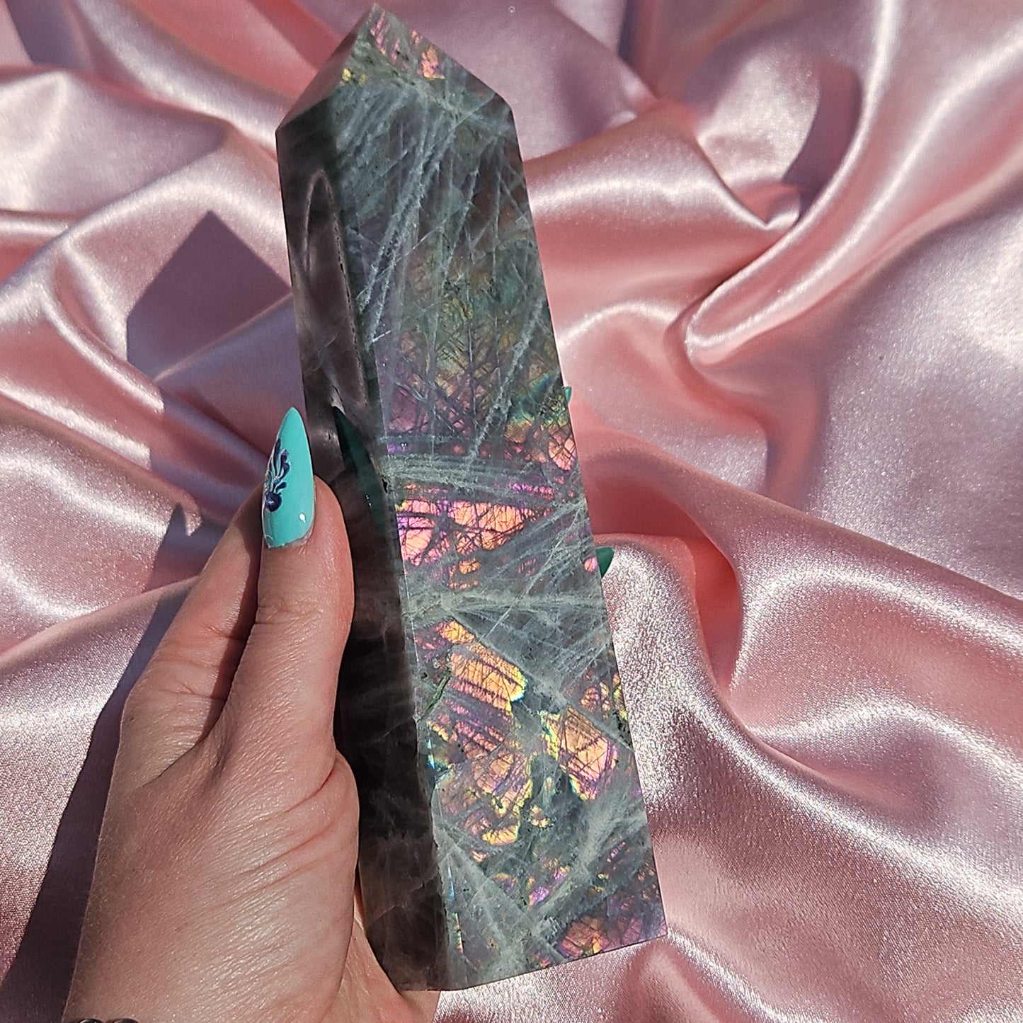 Labradorite statment tower