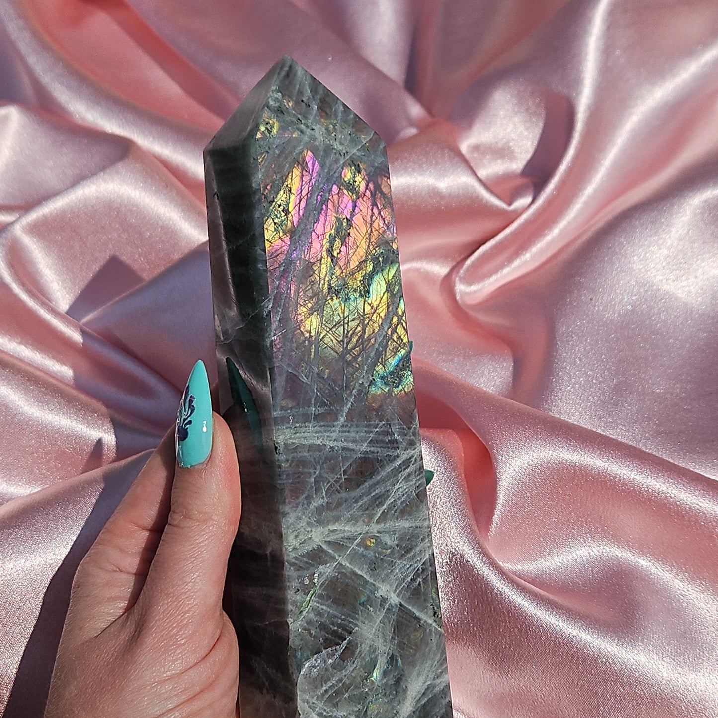 Labradorite statment tower
