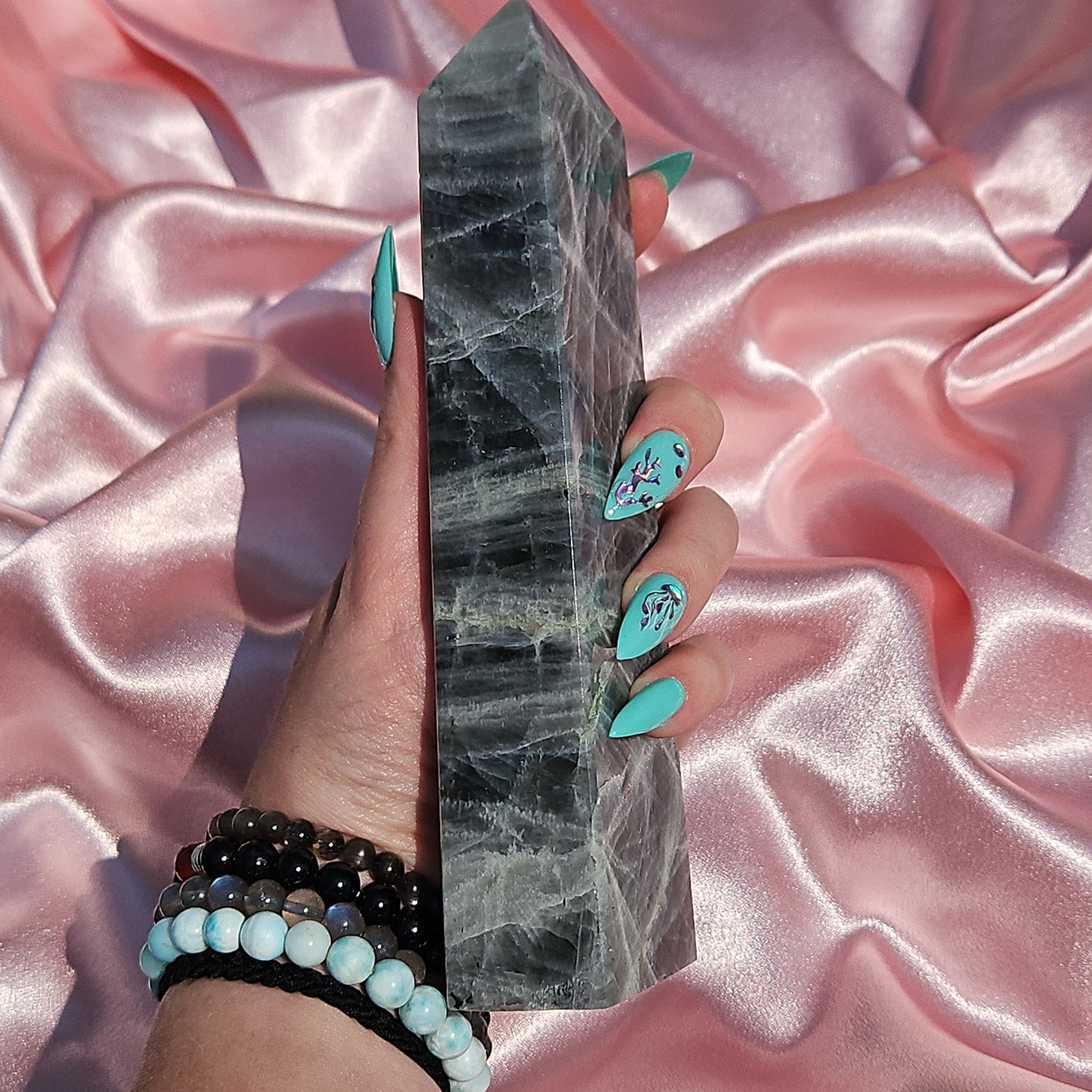 Labradorite statment tower