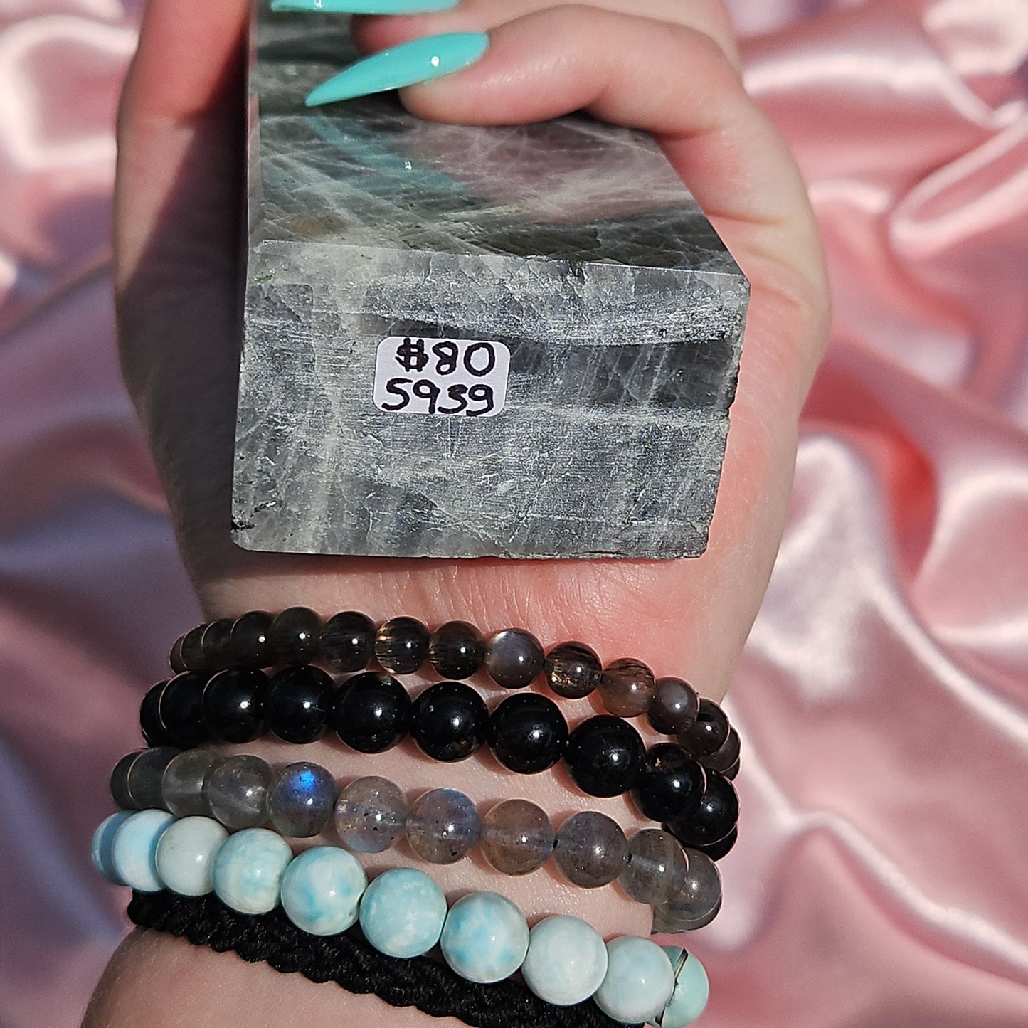 Labradorite statment tower