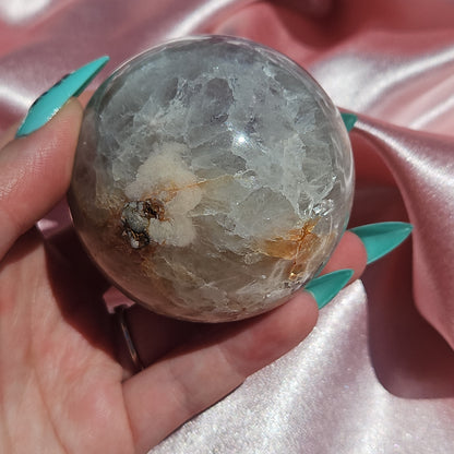 Amethyst/ quartz sphere