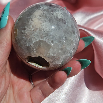 Amethyst/ quartz sphere