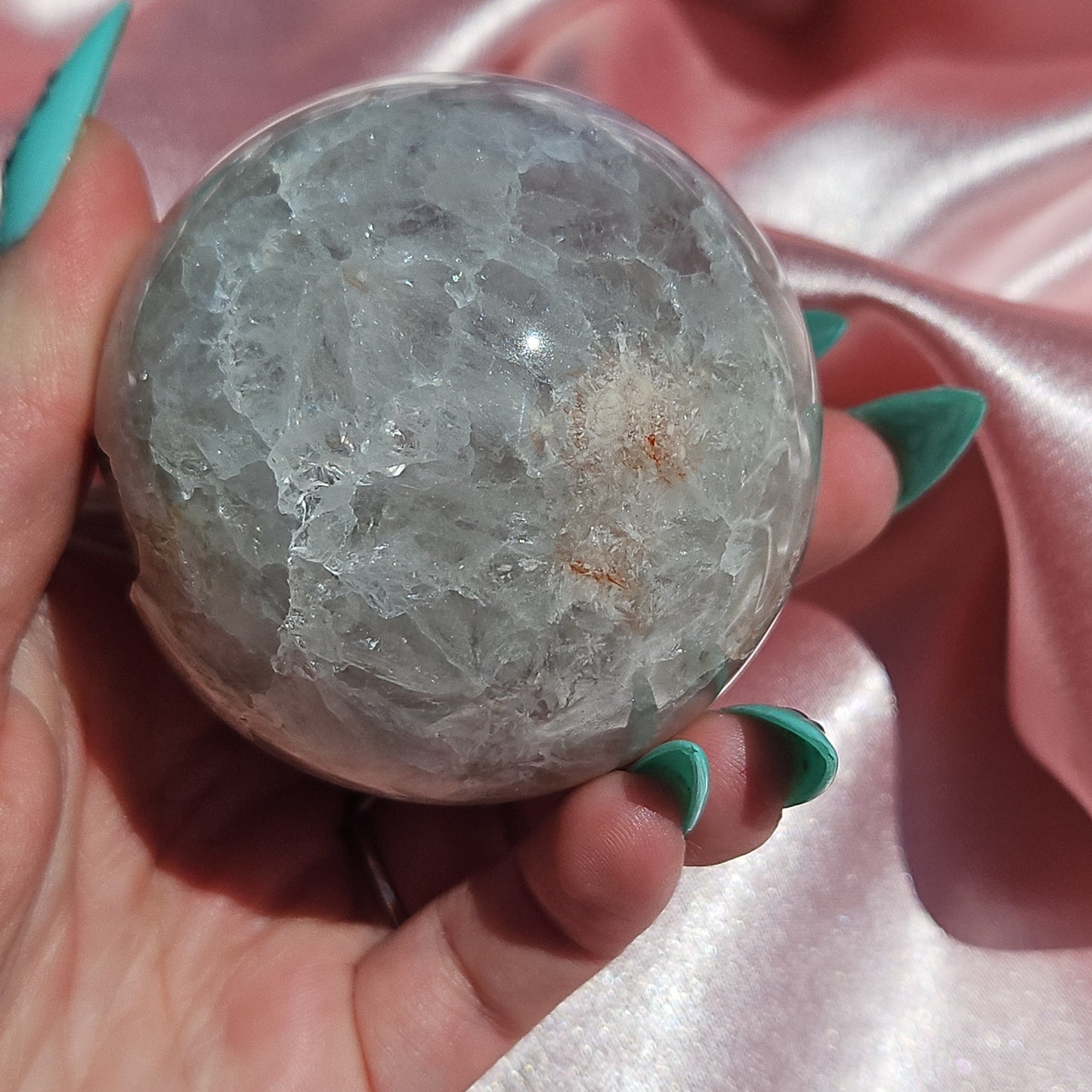 Amethyst/ quartz sphere