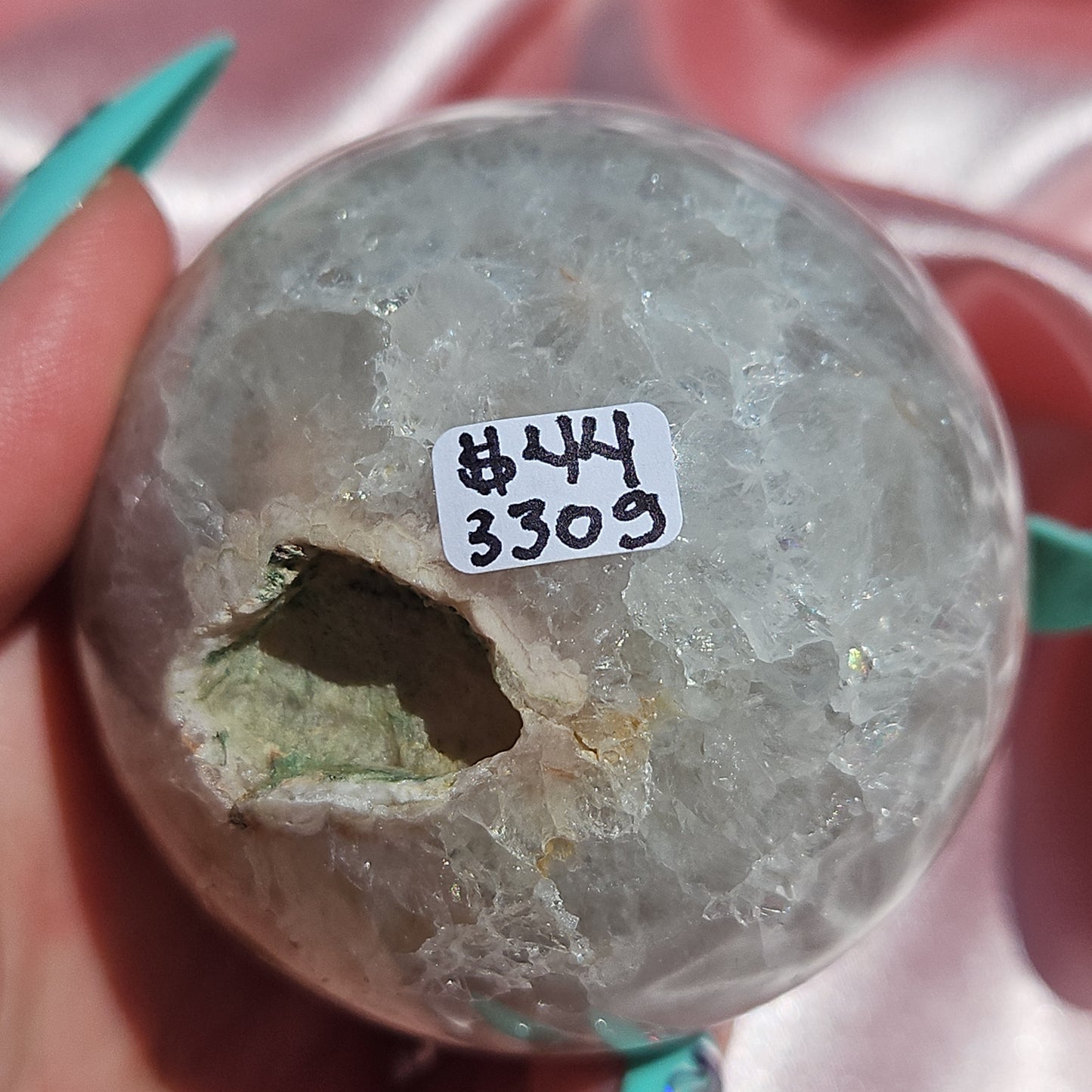 Amethyst/ quartz sphere