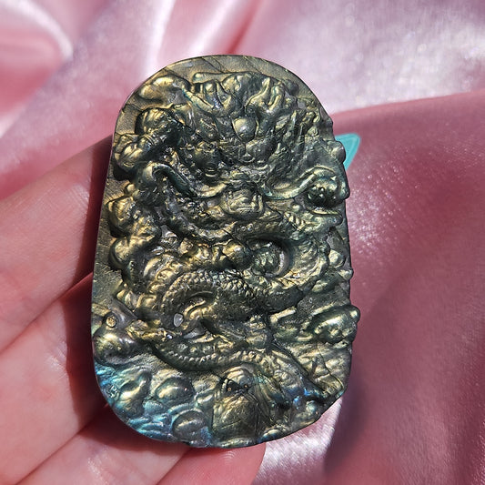Labradorite dragon