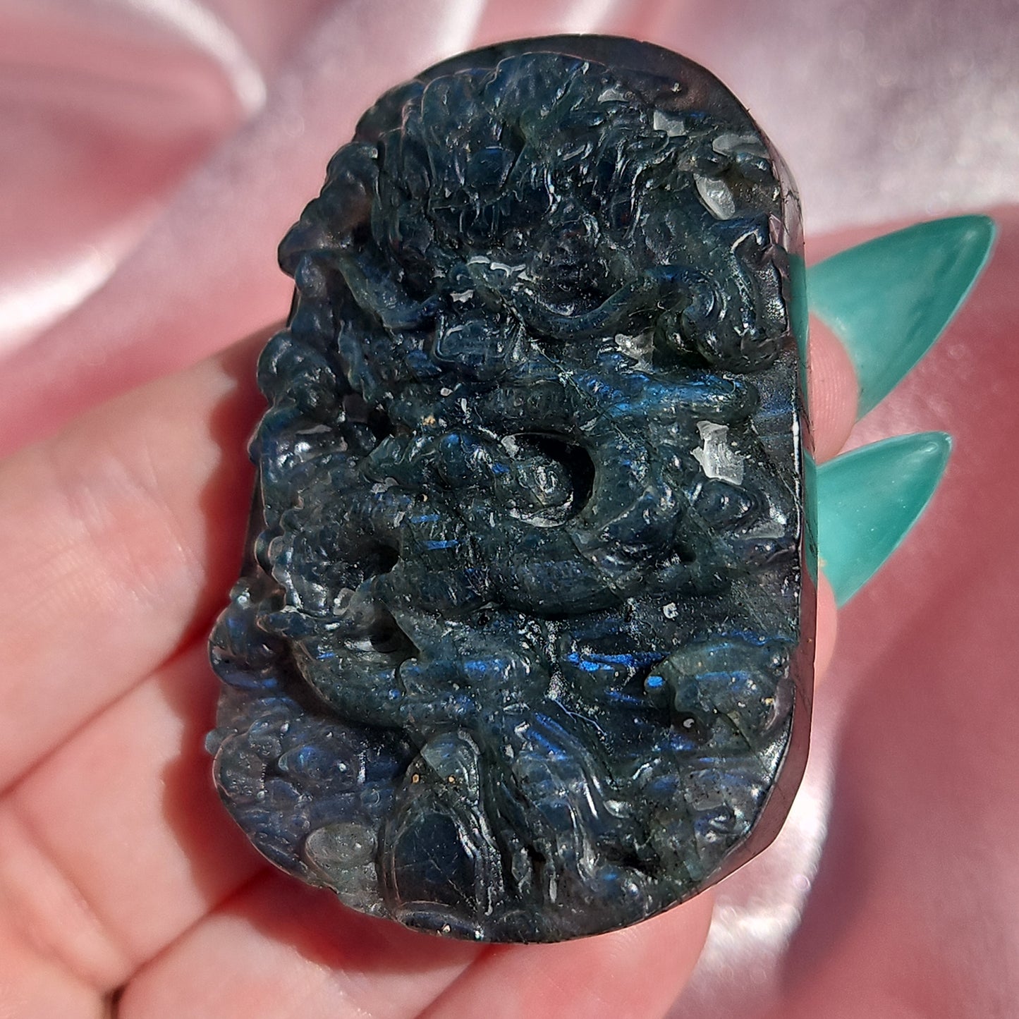 Labradorite dragon