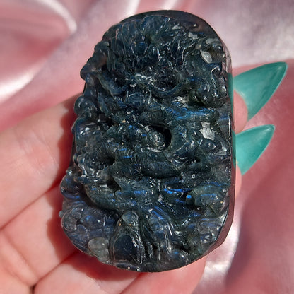 Labradorite dragon