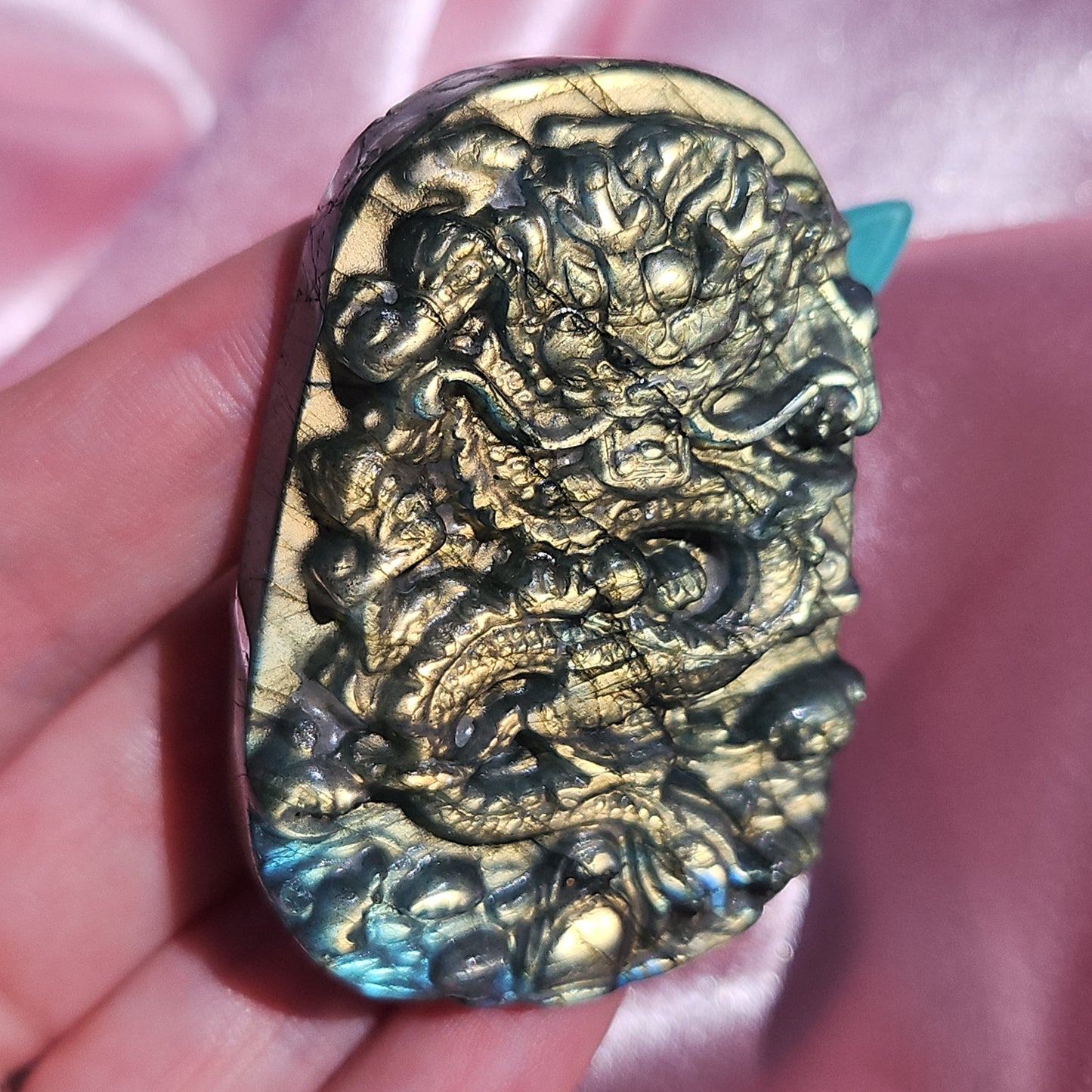 Labradorite dragon
