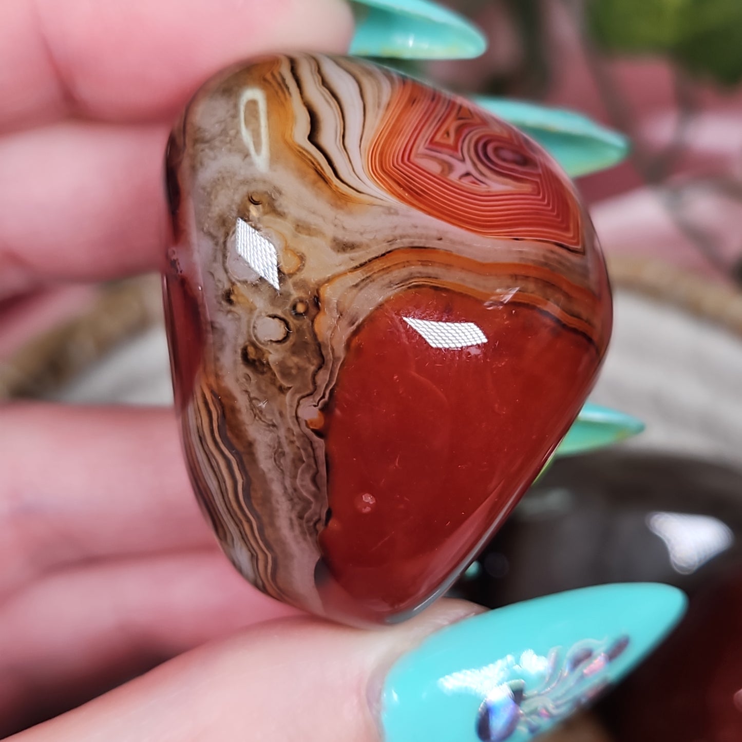 Sardonyx palmstone